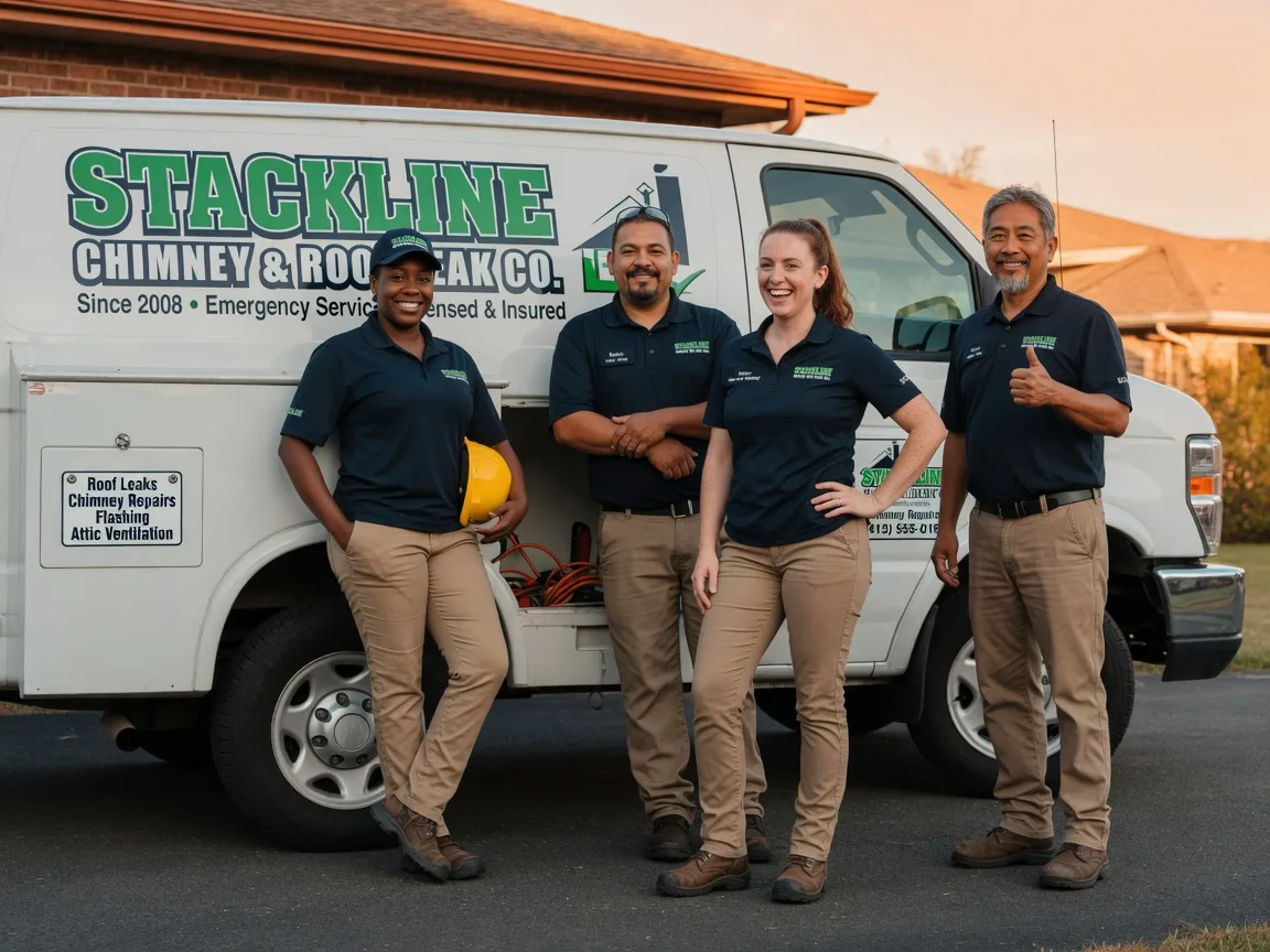 Chimney flashing repair company in Harleigh, PA